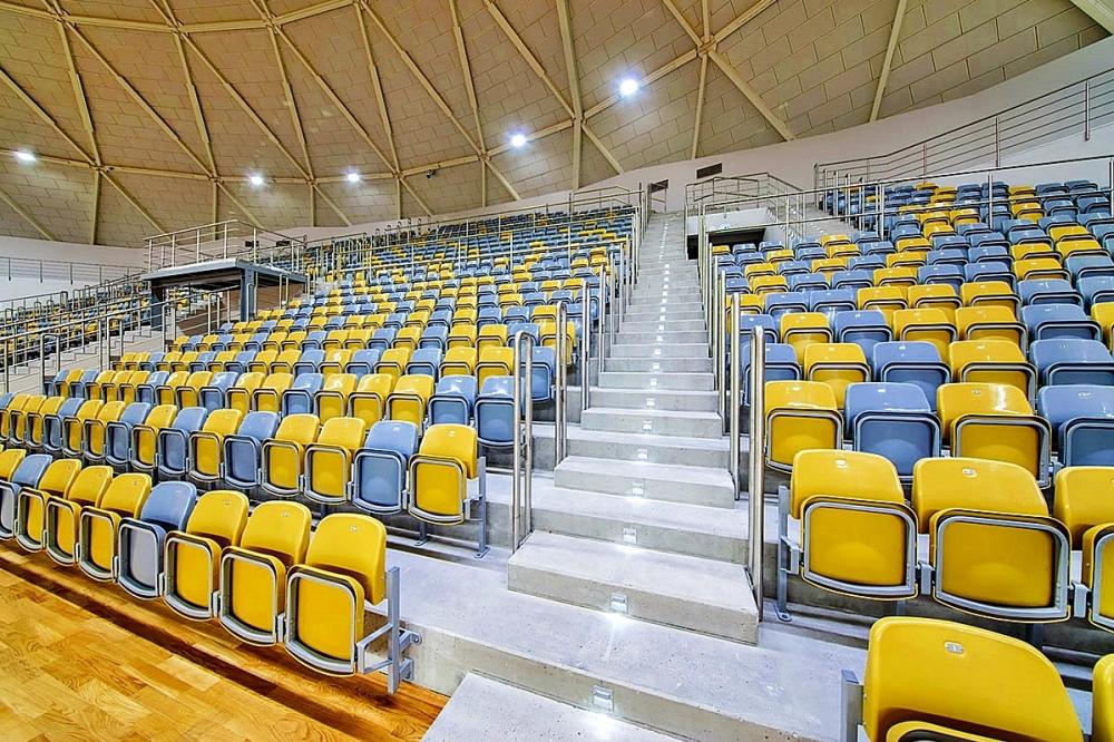 Siedziska stadionowe składane dla wyposażania hal widowiskowych ProStar