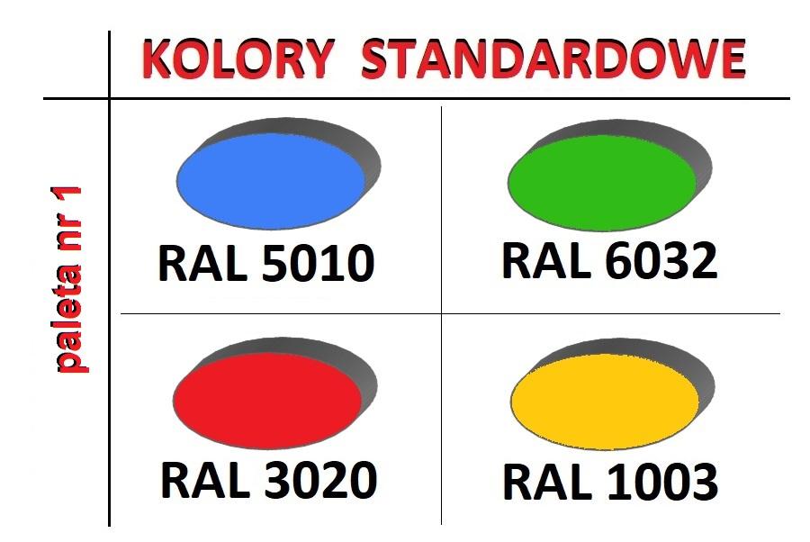 siedziska stadionowe WO-07 kolory standardowe