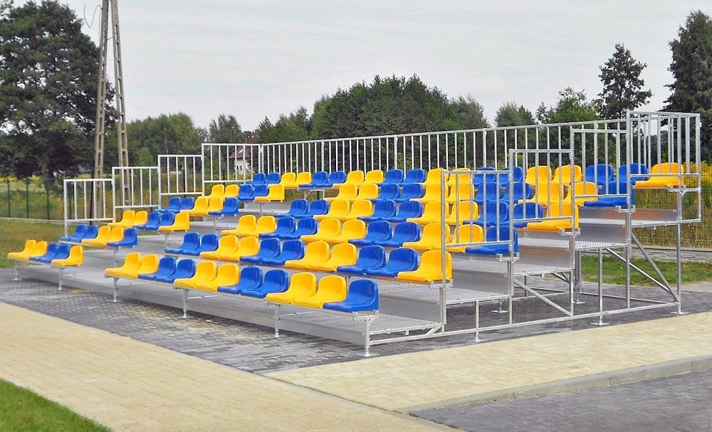 Trybuna systemowa stadionowa piłkarska na boiska 